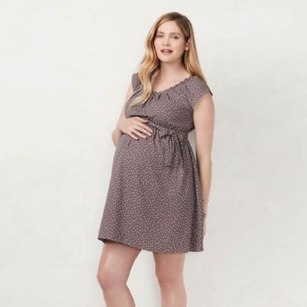 Women's LC Lauren Conrad Pleated Fit & Flare Dress